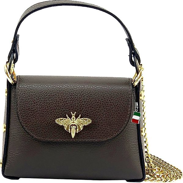 FLORENCE Umhängetasche Florence Tasche dunkelbraun Leder (Umhängetasche), D günstig online kaufen