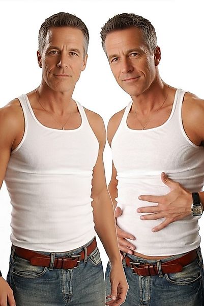 Cocain underwear Unterhemd Ripp Herren Unterhemd weiss Doppelripp grob geri günstig online kaufen