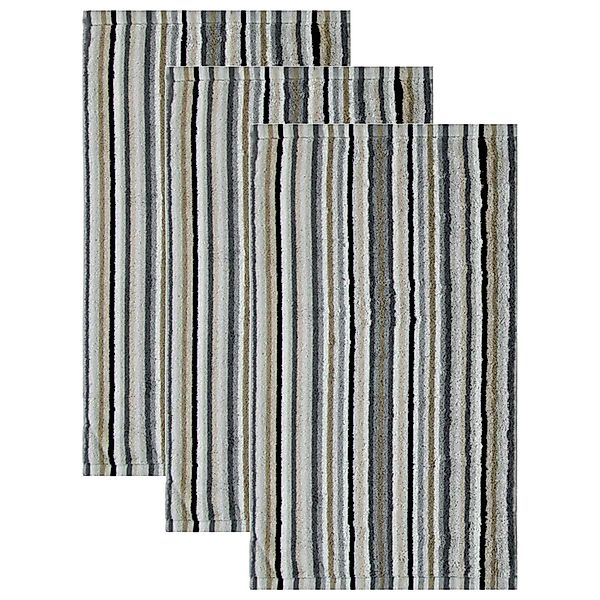 Cawö Gästehandtücher Unisex Gästetuch 3er Pack günstig online kaufen