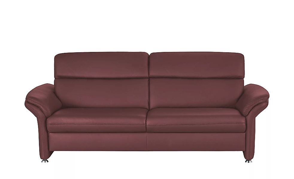 meinSofa Ledersofa - lila/violett - 228 cm - 94 cm - 92 cm - Polstermöbel > günstig online kaufen