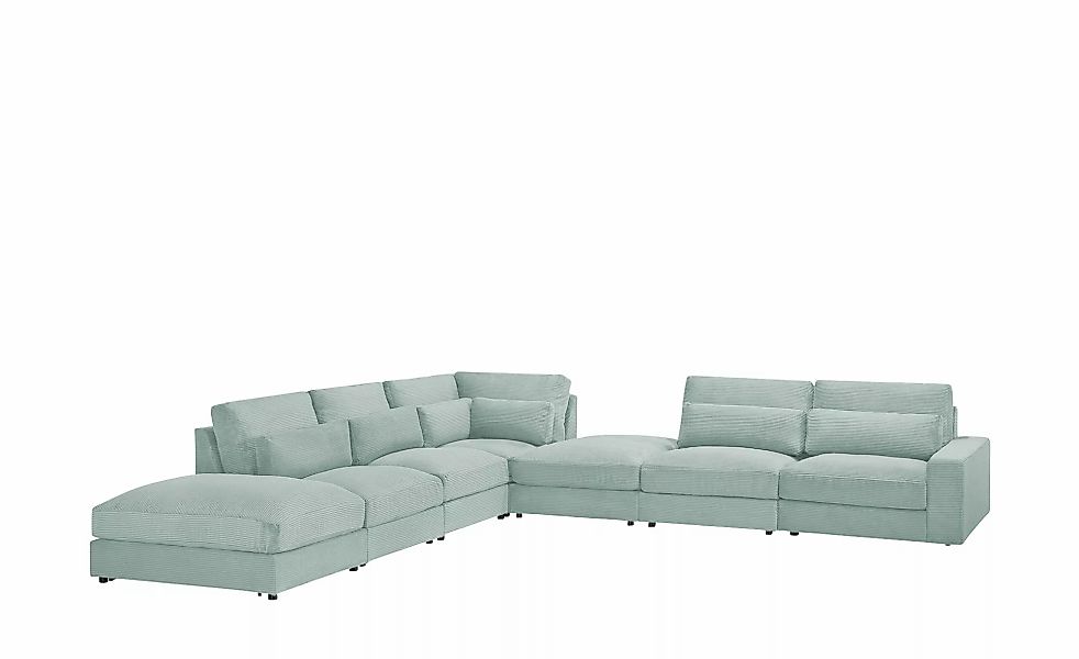 Ecksofa  Branna ¦ grün ¦ Maße (cm): B: 412 H: 88 T: 386.0 Polstermöbel > So günstig online kaufen