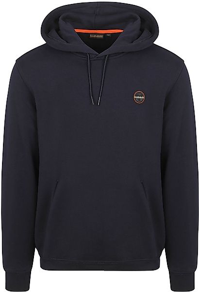 Napapijri Badge Hoodie Navy - Größe M günstig online kaufen