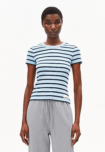 Armedangels T-Shirt KARDAA STRIPES Ripp-T-Shirt aus Bio-Baumwoll Mix Slim F günstig online kaufen
