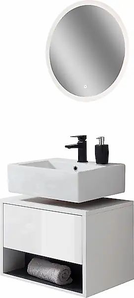 PLACES OF STYLE Badmöbel-Set »Studio Line, Bad im modernen Design, 2-teilig günstig online kaufen