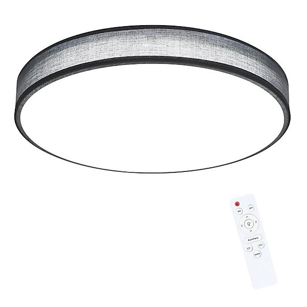 Nettlife LED Deckenleuchte Schlafzimmer Dimmbar Schwarz günstig online kaufen