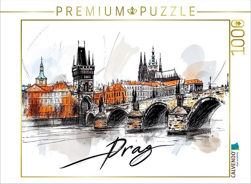 CALVENDO Puzzle CALVENDO Puzzle Prag, 1000 Teile Lege-Größe 64x48cm Foto-Pu günstig online kaufen