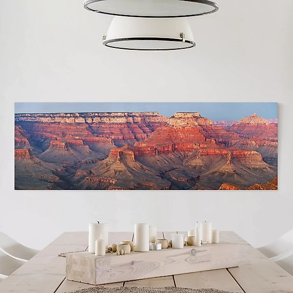 Leinwandbild Berg - Panorama Grand Canyon nach dem Sonnenuntergang günstig online kaufen