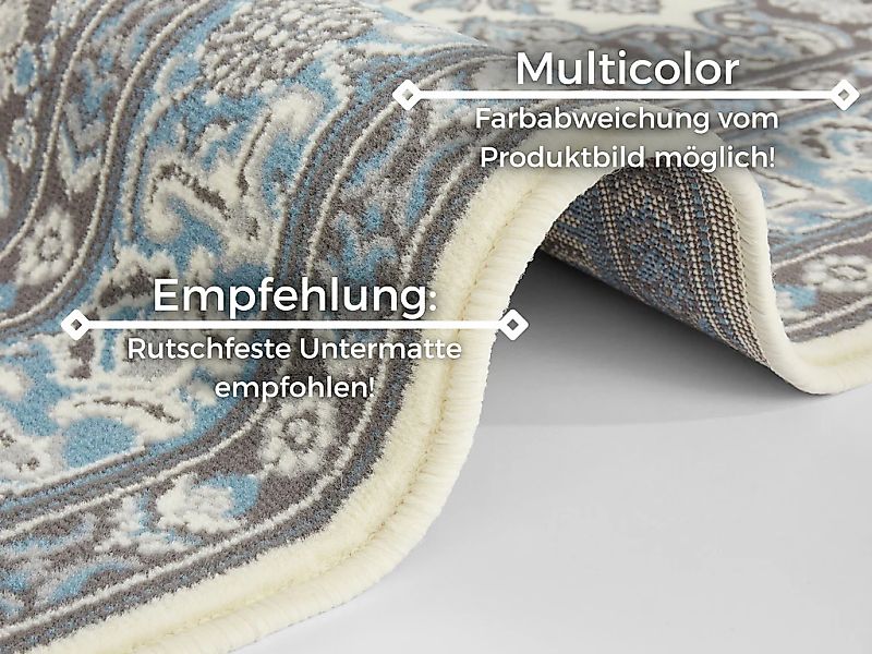 NOURISTAN Teppich »Parun Täbriz«, rechteckig, 9 mm Höhe, Kurzflor, Orient, günstig online kaufen