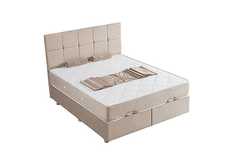 Villa Möbel Boxspringbett BAMBU (Bett, Bett), Bettkasten mit XXL Stauraum & günstig online kaufen