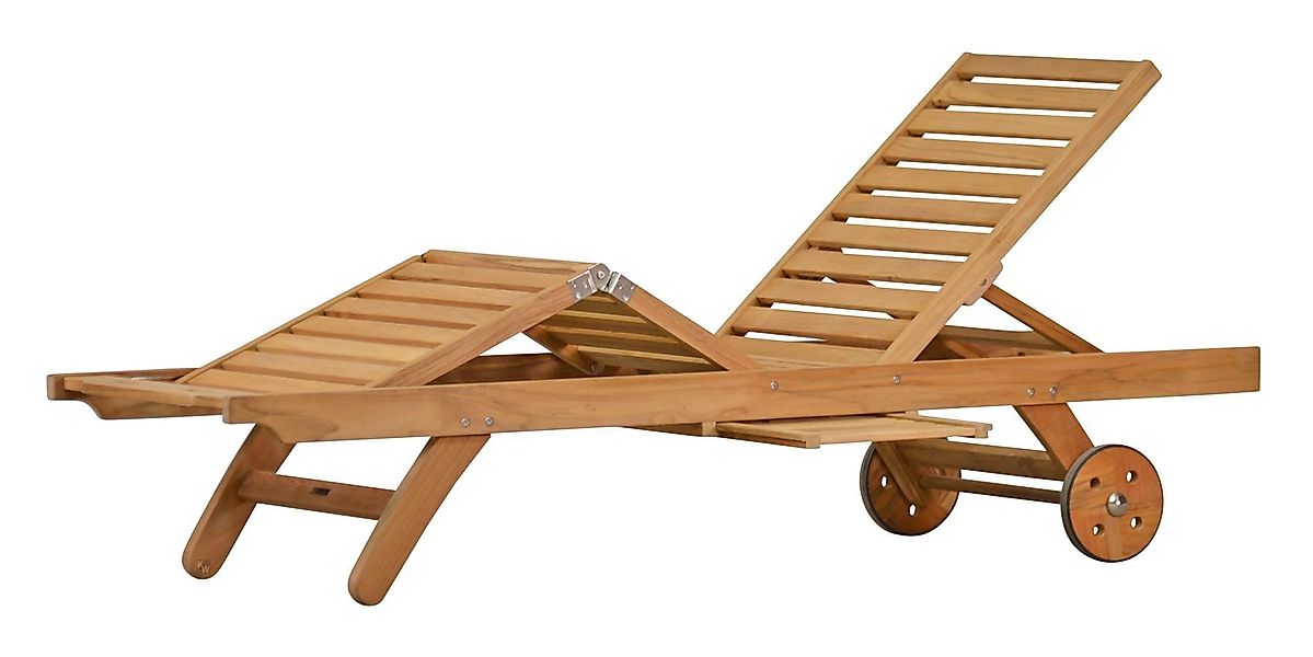 Kai Wiechmann Gartenliege Hochwertige Teak Sonnenliege günstig online kaufen