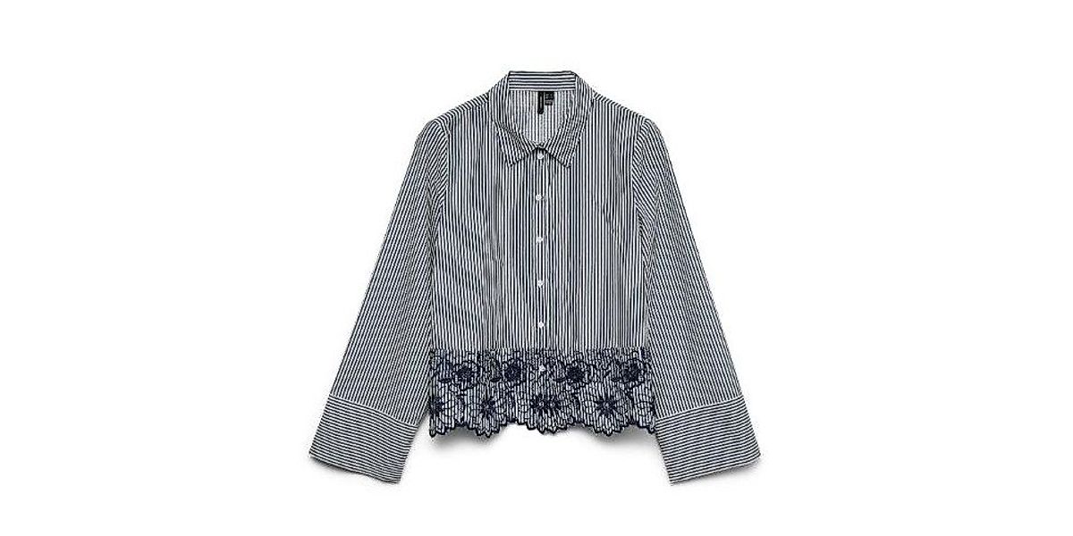 Vero Moda Blusentop VMMARY LS SHIRT WVN GA günstig online kaufen