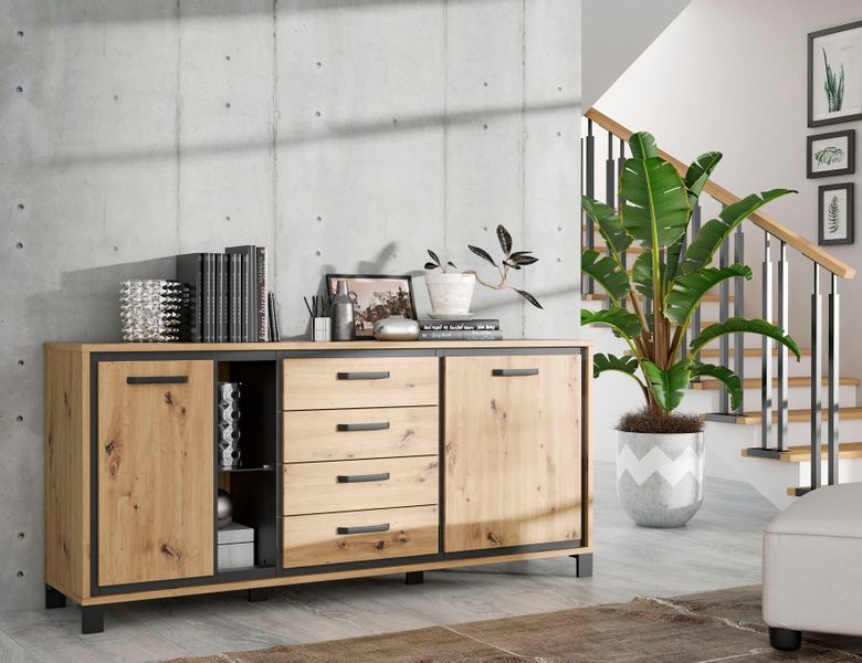 FORTE Sideboard "Trondheim" Breite 177 cm günstig online kaufen