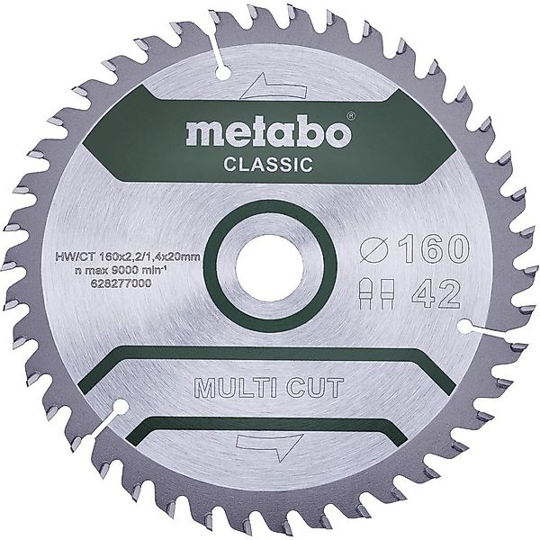metabo Kreissägeblatt Metabo MULTI CUT CLASSIC günstig online kaufen