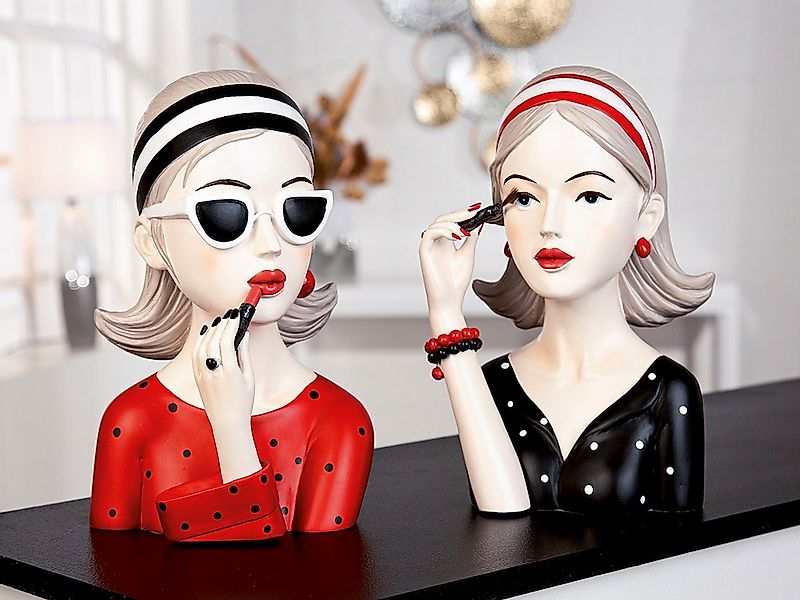 GILDE Dekoobjekt Poly Figur 'Lady' - günstig online kaufen