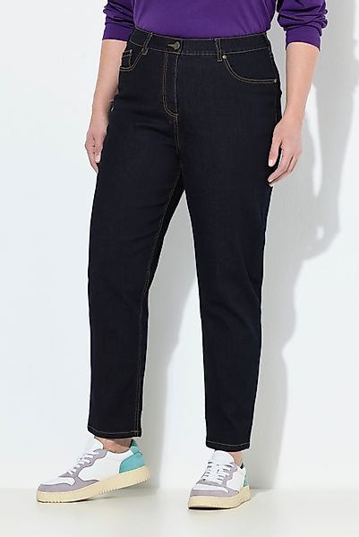 Ulla Popken Regular-fit-Jeans Mom-Jeans 5-Pocket-Hose Komfortbund günstig online kaufen