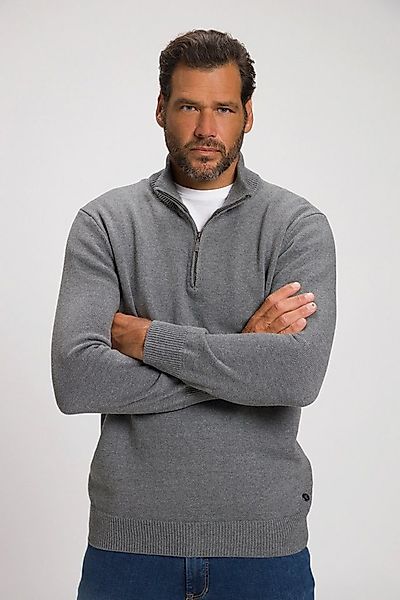 JP1880 Rundhalspullover bis 7XL Troyer aus Strick Pullover mit Stehkragen günstig online kaufen