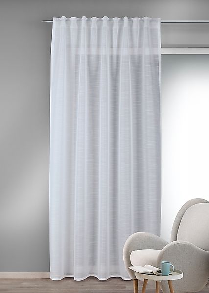 HOMING Gardine "Liv" verdeckte Schlaufen 1 Stk. tlg. Fertigschal günstig online kaufen