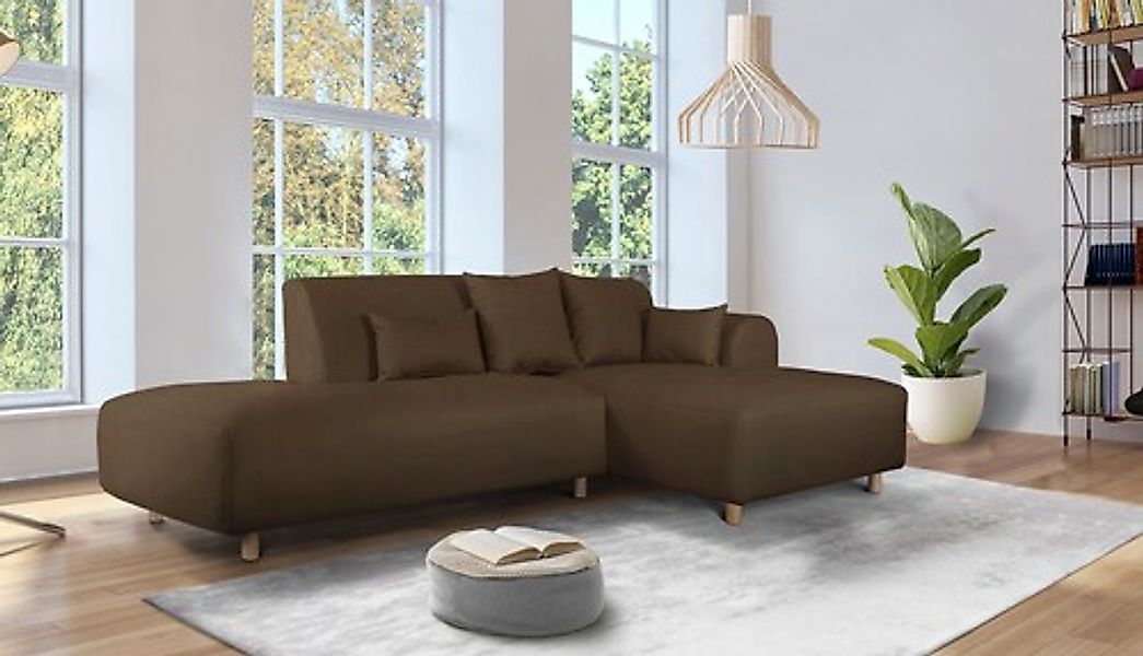 andas Ecksofa "Svennis L-Form", incl. Zierkissen, in 2 Bezugsvarianten günstig online kaufen