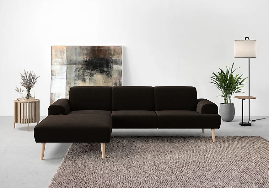 Home affaire Ecksofa "Swift Scandic Design, Federkern für hohen Sitzkomfort günstig online kaufen