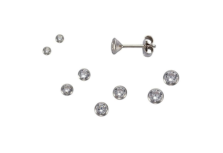 Vivance Paar Ohrstecker 925 Silber Set 3 Paar 2mm günstig online kaufen