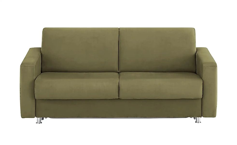 Schlafsofa aus Mikrofaser München ¦ grün Polstermöbel > Sofas > 2-Sitzer - günstig online kaufen