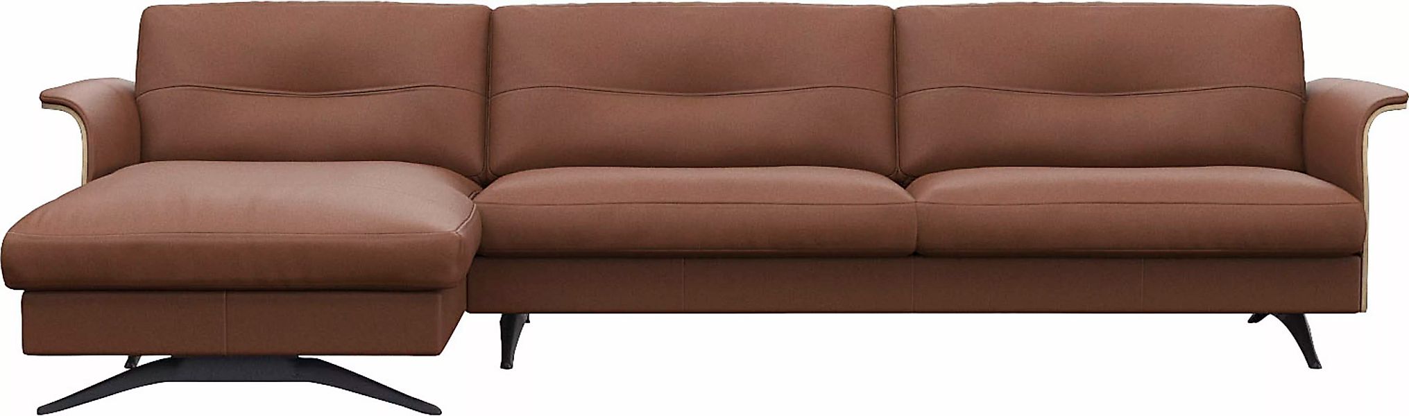 FLEXLUX Ecksofa »Glow, super bequem durch hochwertigem Sitzaufbau mit Feder günstig online kaufen