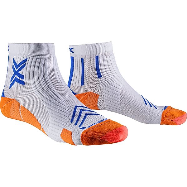 X-Socks Laufsocken Run Expert Ankle white/orange/blue günstig online kaufen