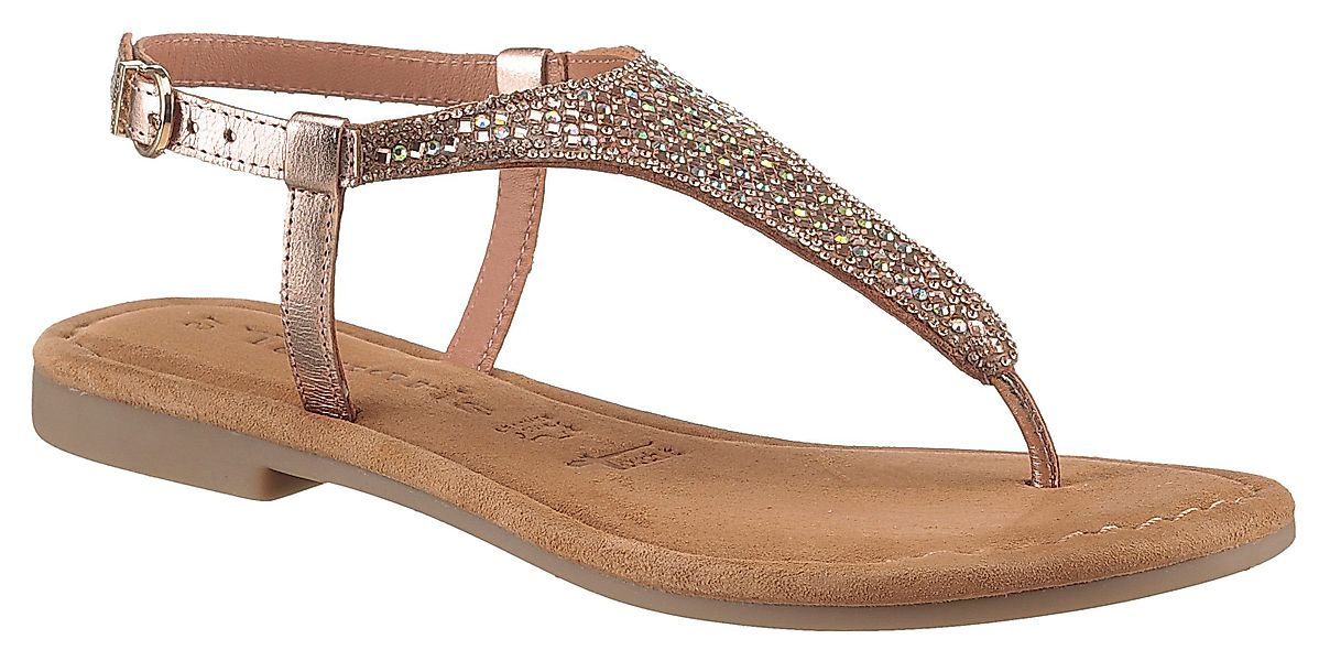 Tamaris Riemchensandale, Sandalette, Sommerschuh, Festtagsschuh, funkelnde günstig online kaufen