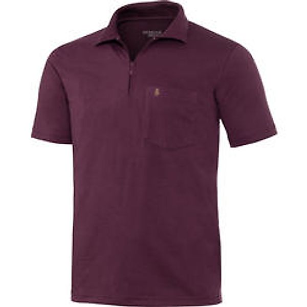 HENSON&HENSON Herren Poloshirt mit Zipper kurzarm günstig online kaufen