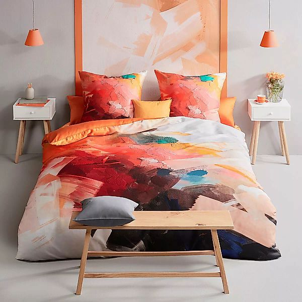 Traumschlaf Mako-Satin Bettwäsche Bed Art S Verdal multicolor günstig online kaufen