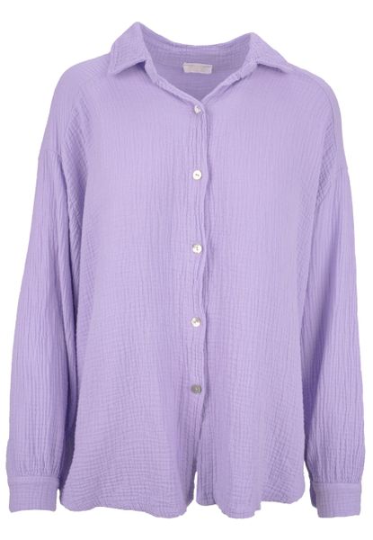 Seasons of April Hemdbluse Oversized Musselinbluse günstig online kaufen