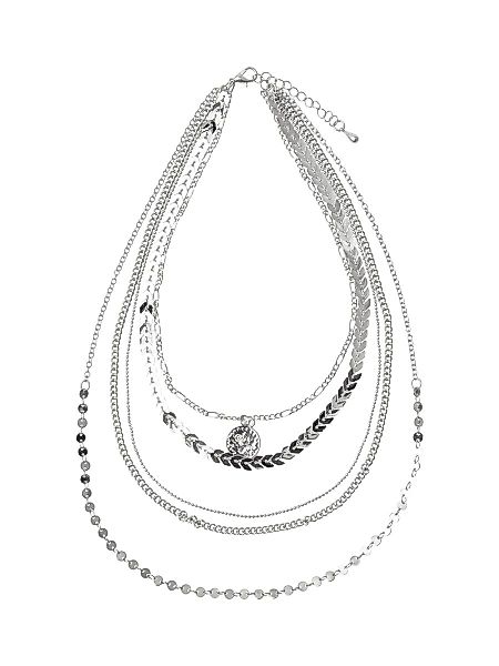 VILA Kombi- Anhänger Halskette Damen Silber günstig online kaufen