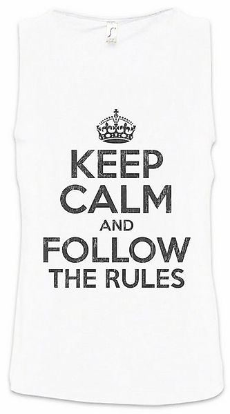 Urban Backwoods Tanktop Keep Calm And Follow The Rules Ärmelloses T-Shirt B günstig online kaufen