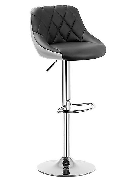 Woltu Barhocker (1 St), höhenverstellbar, drehbar, aus Kunstleder, verchrom günstig online kaufen