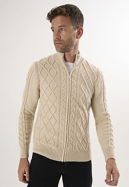 Felix Hardy Strickjacke "Strickjacke mit durchgehendem Reißverschluss" günstig online kaufen