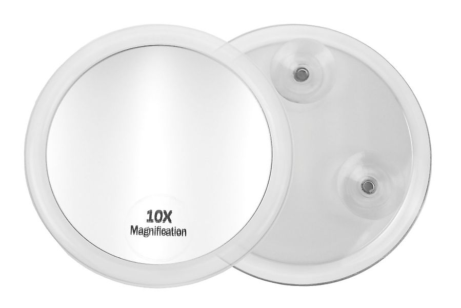 Fantasia Beauty Badspiegel Spiegel mit 3 Saugnäpfen, Kunststoff, 10-fach-Ve günstig online kaufen