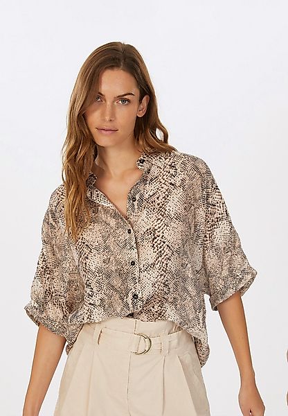 MARC AUREL Hemdbluse mit Snakeprint günstig online kaufen