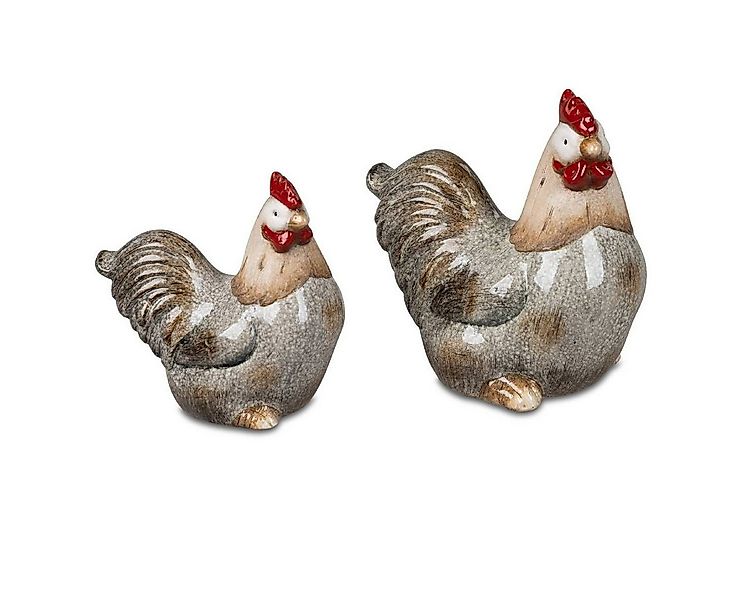 formano Dekofigur Hahn aus Keramik wählbar in verschiedenen Größen günstig online kaufen