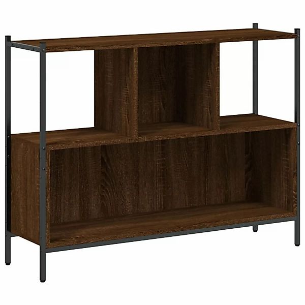 VidaXL Bücherregal Braun Eichen-Optik 102x28x77,5 cm Holzwerkstoff günstig online kaufen