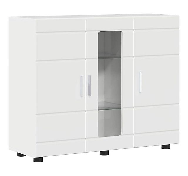 vidaXL Sideboard Sideboard Hochglanz-Weiß 555x29x100 cm Holzwerkstoff günstig online kaufen