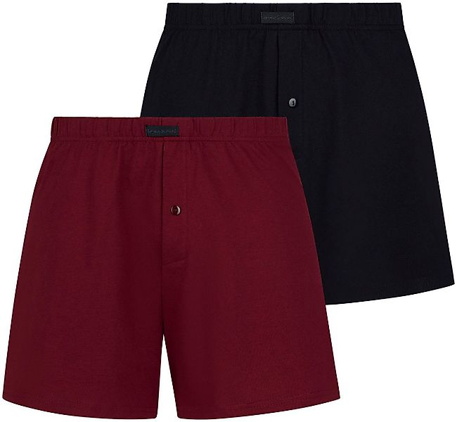 Bruno Banani Weiter Boxer Loose Fit (2er Pack) mit Knopfleiste günstig online kaufen