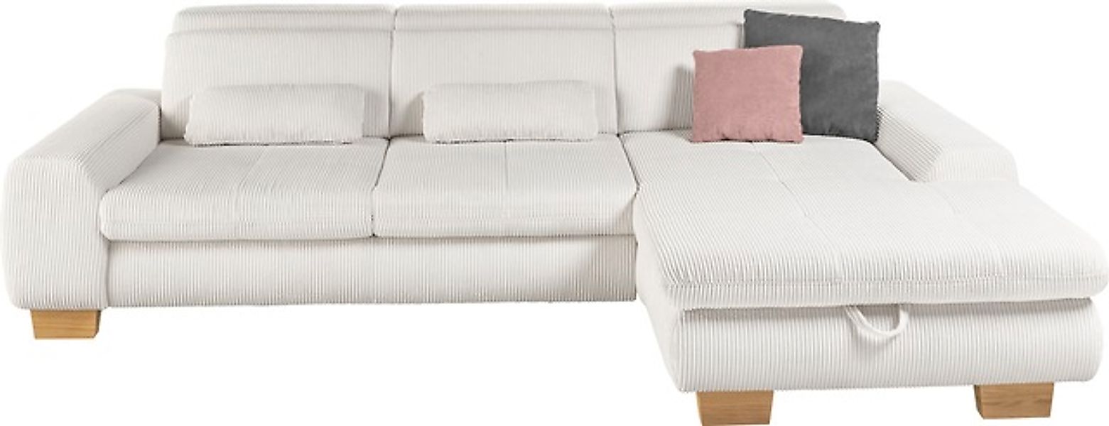 set one by Musterring Ecksofa »SO 3400, Cord, Sitzhöhe 47cm oder 49cm, inkl günstig online kaufen