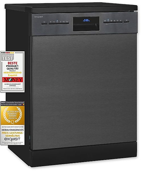 exquisit Standgeschirrspüler "GSP9614-030B" 14 Maßgedecke günstig online kaufen