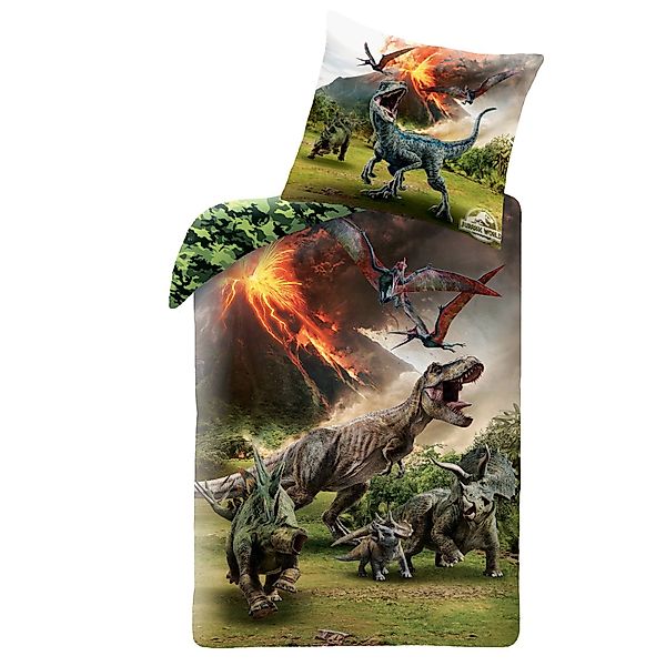 MTOnlinehandel Bettwäsche Jurassic World 135x200 + günstig online kaufen