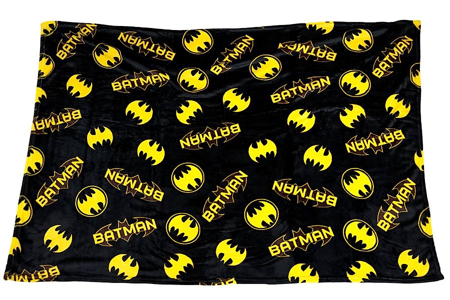 Wohndecke Batman DC Comics Flanell warme Kuscheldecke 110x150 cm, DC Comics günstig online kaufen
