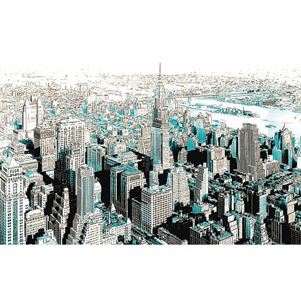 Komar Fototapete Vlies Gotham  400 x 250 cm günstig online kaufen