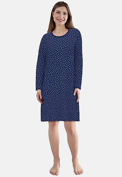 GÖTZBURG Nachthemd Katerini Rundhalsausschnitt, langärmelig, Baumwolle, mit günstig online kaufen