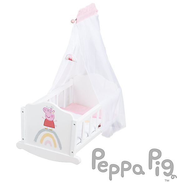 roba® Puppenwiege Peppa Pig, Puppenbett mit günstig online kaufen