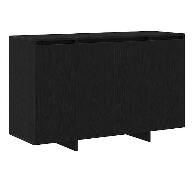 vidaXL Sideboard Sideboard Schwarz Eichen-Optik 120 x 41 x 75 cm Holzwerkst günstig online kaufen