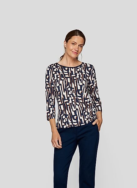 Rabe 3/4-Arm-Shirt, mit grafischem Muster günstig online kaufen